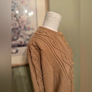 🧶Vintage Hand-Knit Newfoundland Cable Knit Cardigan